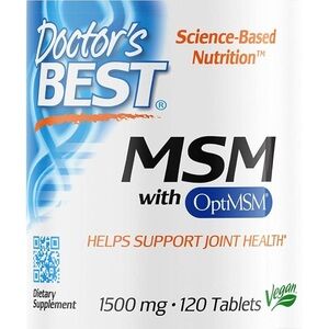 Doctor’s Best MSM MAGNESIUM hair growth TIKTOK joint health 119* OPENED 2/29
